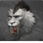 Berserk Saber Toothed Predator Head