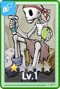 Pirate Skeleton Card 