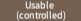 Usable (Controlled)