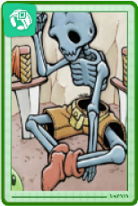 Soldier Skeleton Card 