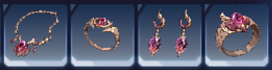 Burning Blessing Accessory Artifact Set