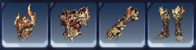 Burning Curse Artifact Set