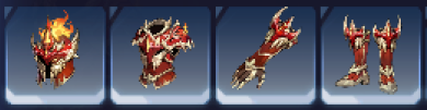 Burning Greed Armor Artifact Set