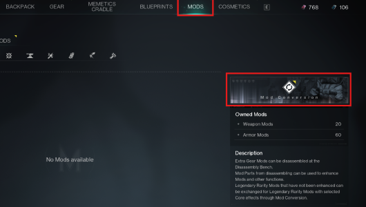 How to Use Mod Convertion Navigate